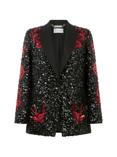Philipp Plein sequin-embellished blazer
