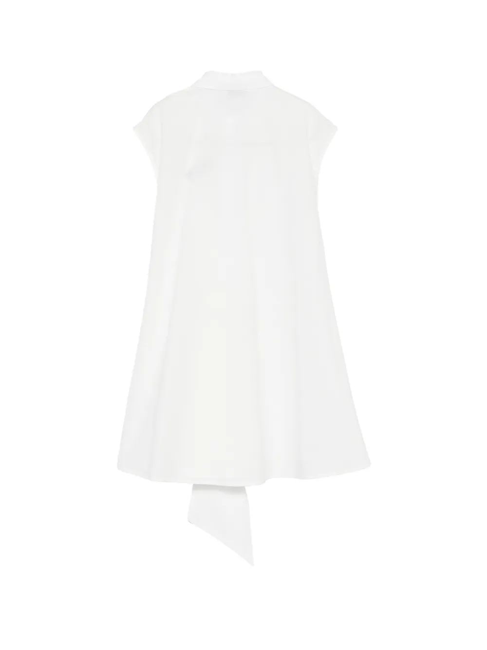 MSGM Kids Jurk met logodetail Wit