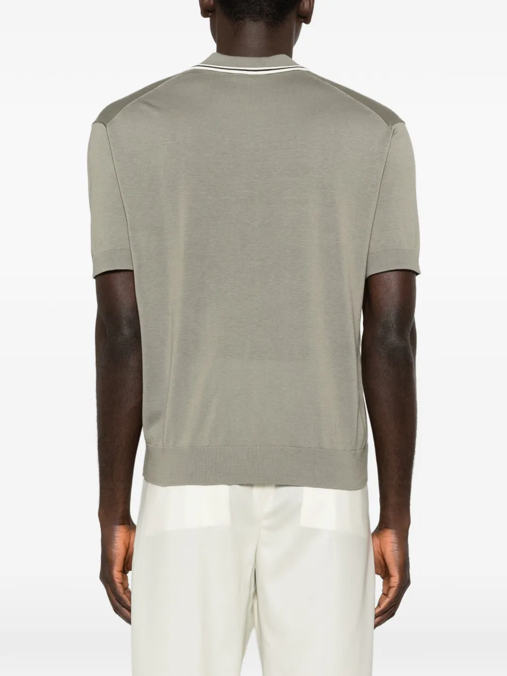 Paolo Pecora T-shirt met V-hals Bruin