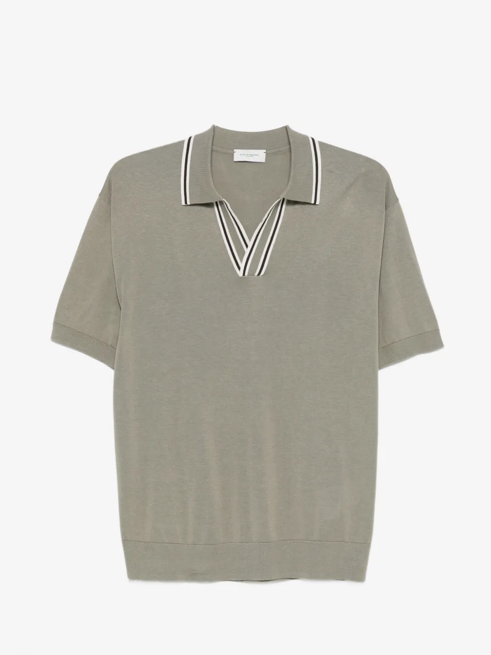 Paolo Pecora V넥 티셔츠 | 브라운 | Image 1