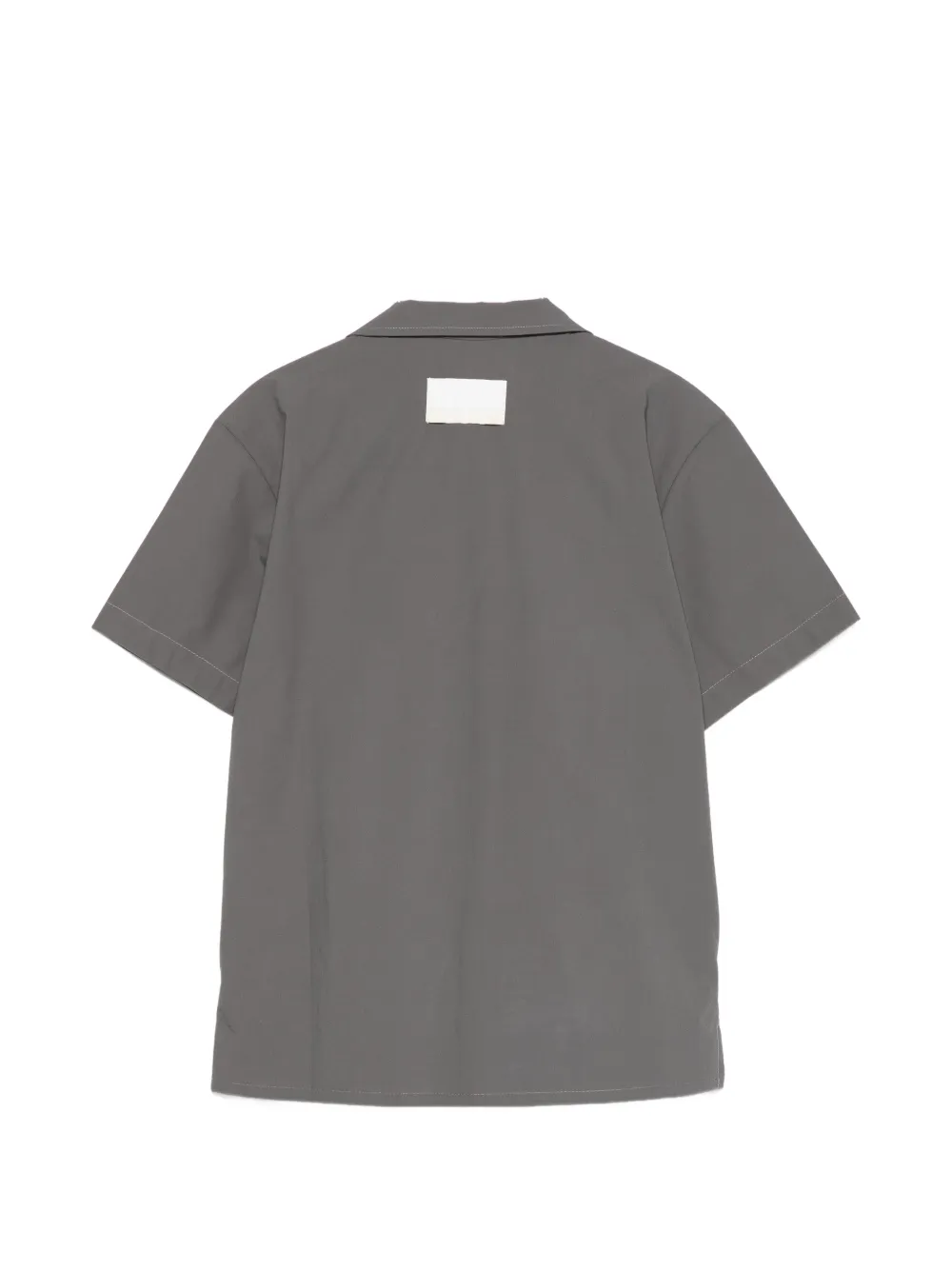  Msgm Kids Logo-detail Short-sleeve Shirt - Grey 