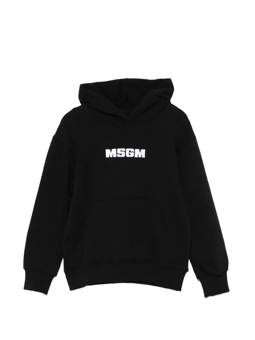 MSGM Kids long-sleeves hoodie - Nero