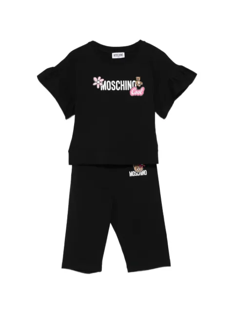 Moschino Kids traje deportivo con logo (set de 2 piezas)