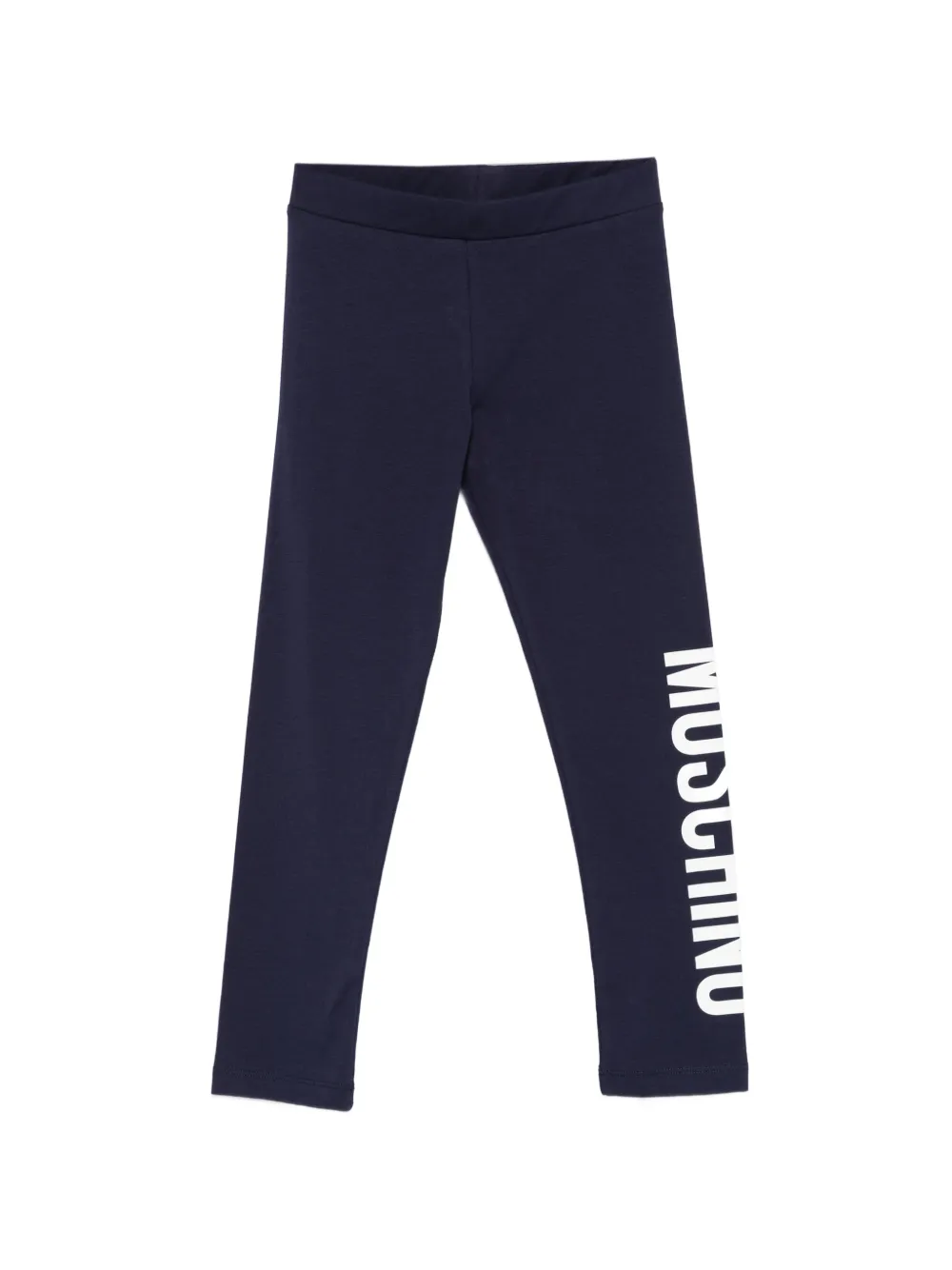Moschino Kids logo leggings - Blu