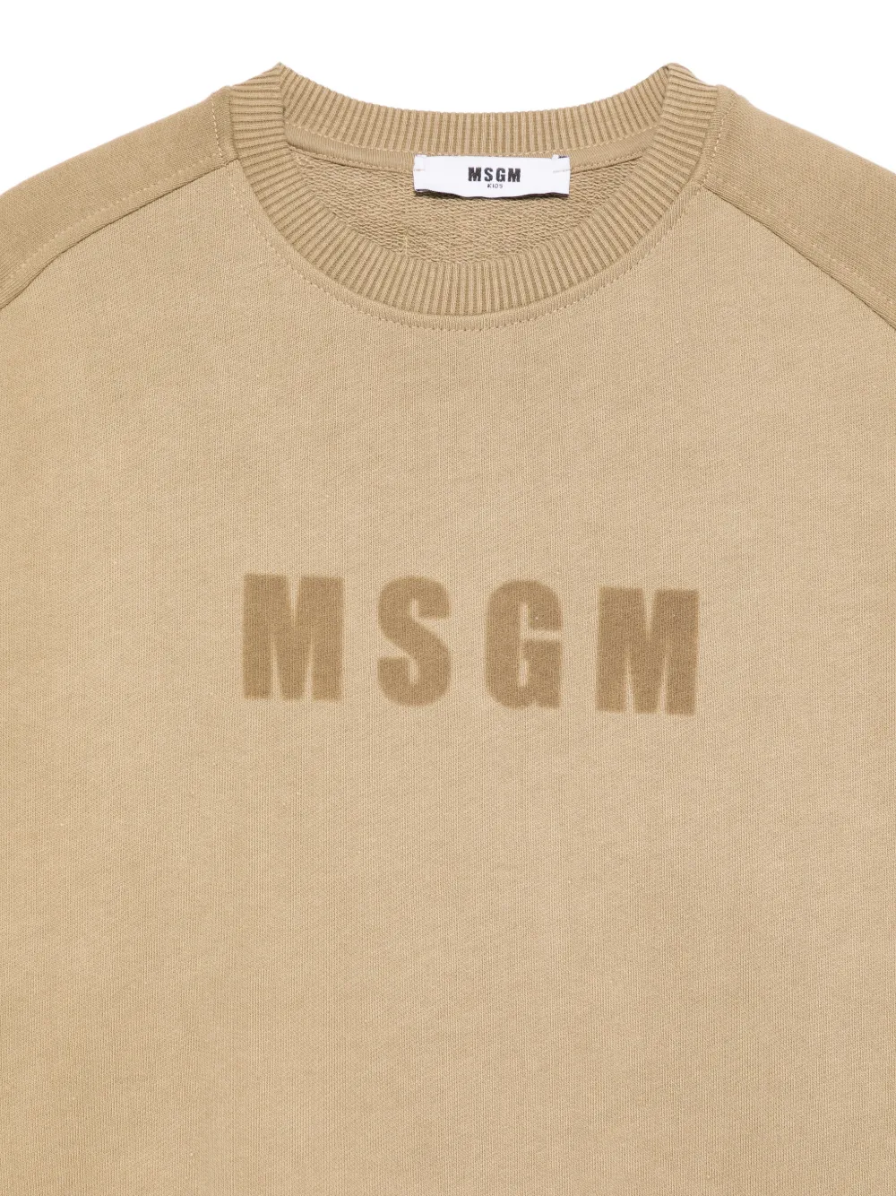 MSGM Kids Sweater met ronde hals Groen