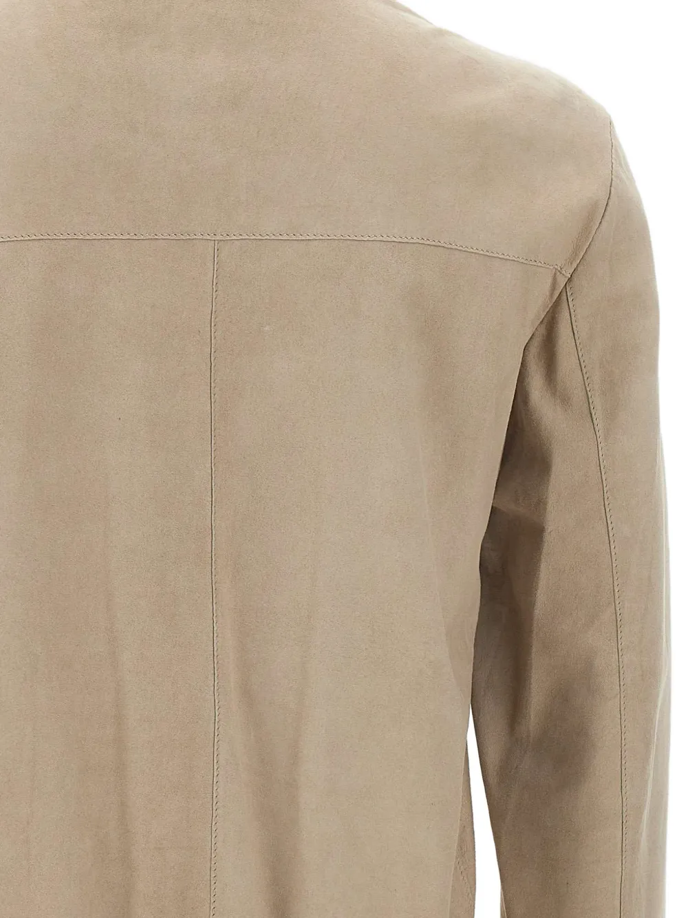  Concept Leather Marc37 Lecce Leather Jacket - Neutrals 