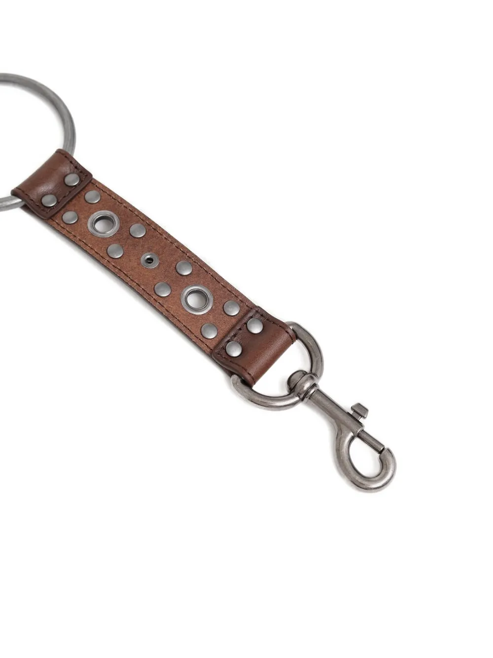 Martine Rose Sleutelhanger verfraaid met studs Bruin