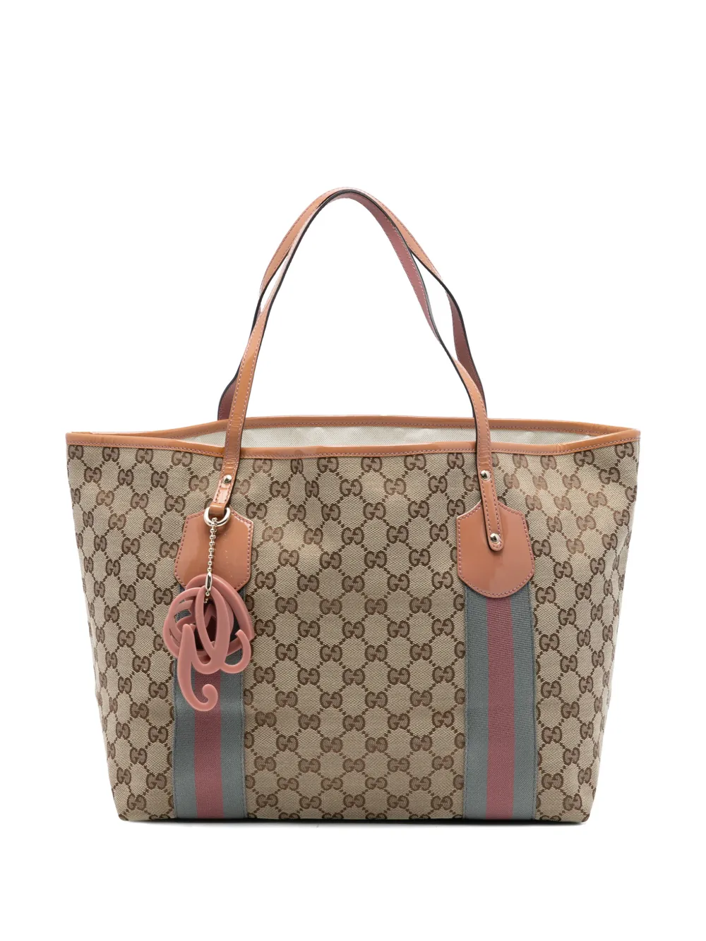 Gucci Pre-Owned 2000-2015 GG Canvas Web Jolie tote bag - Marrone