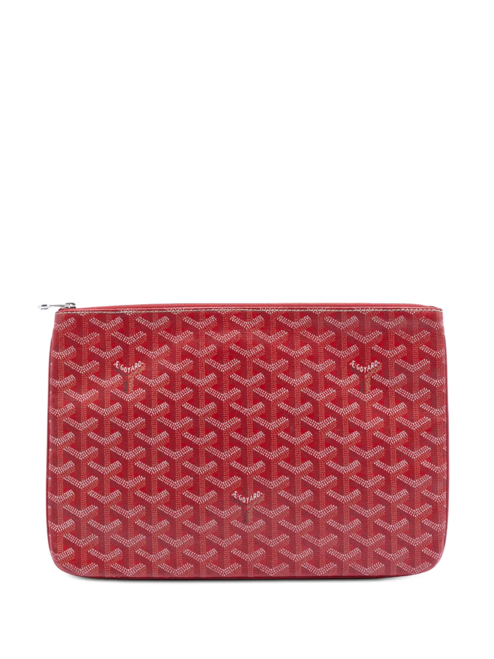 Goyard Pre-Owned 2017 Goyardine Senat MM clutch bag - Rosso