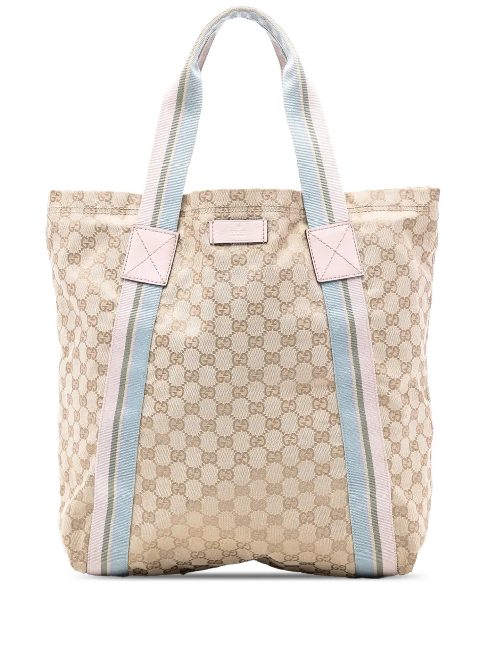 Gucci Pre-Owned 2016-2025 GG Canvas Web tote bag - Marrone