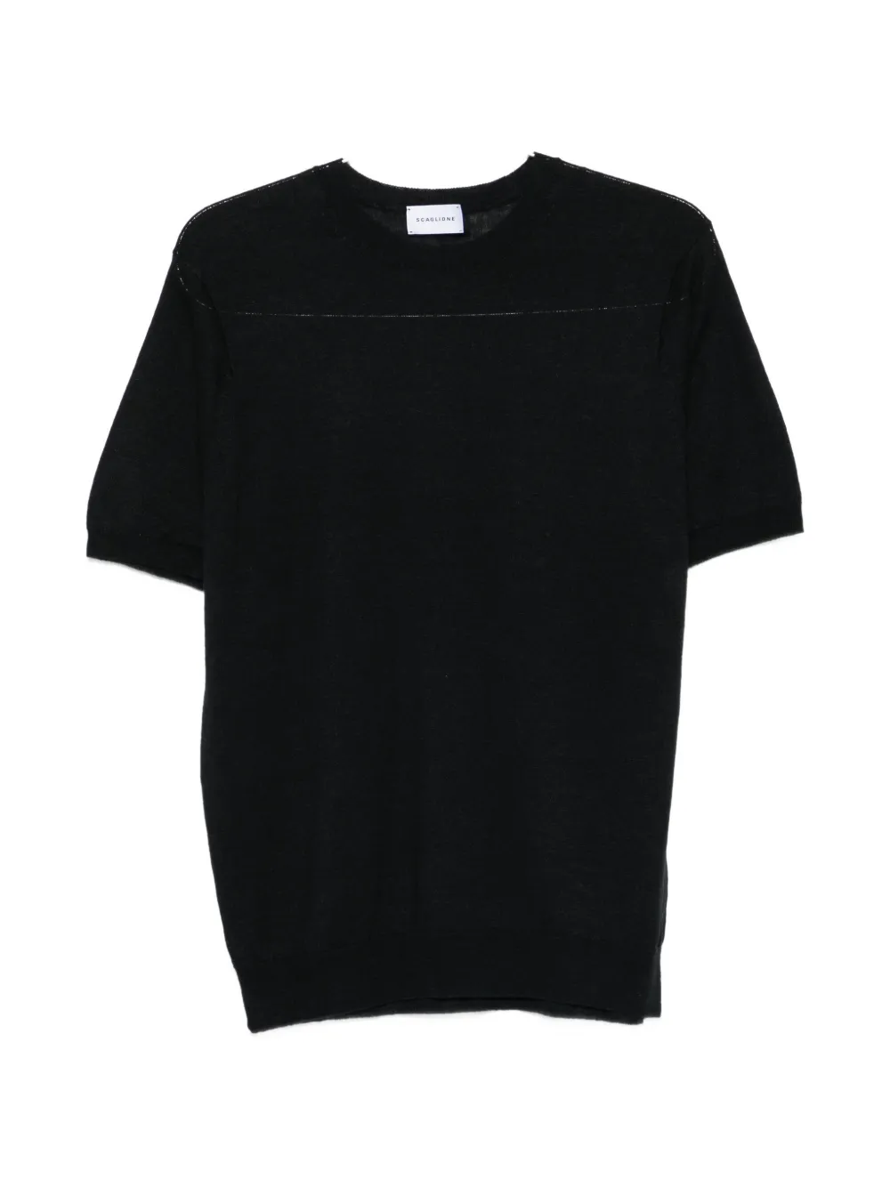 SCAGLIONE crew-neck short-sleeve T-shirt - Nero