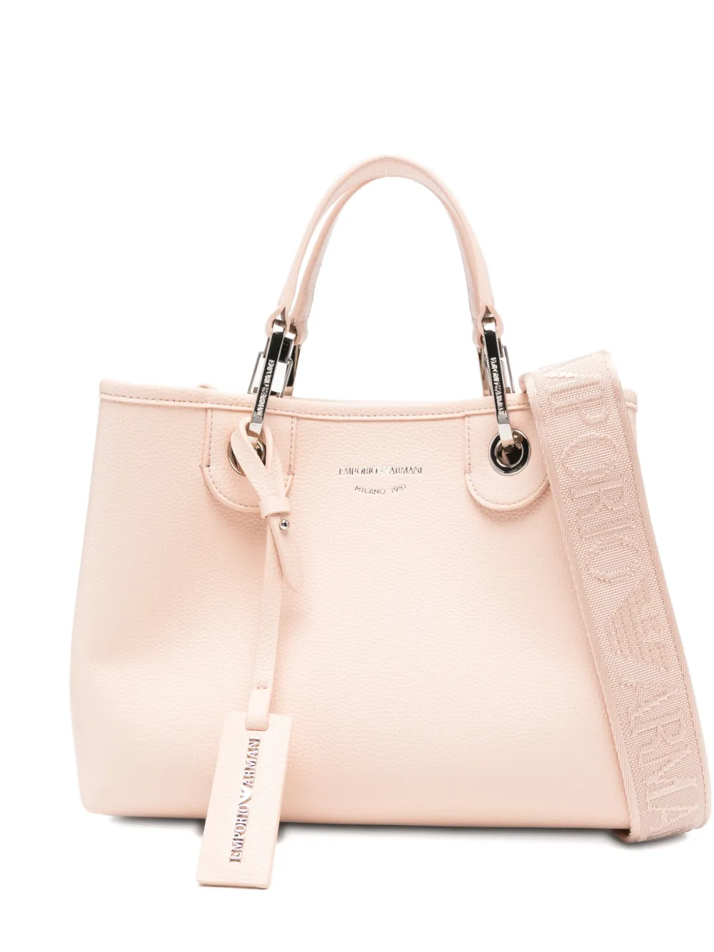 Emporio Armani top-handle tote bag - Rosa