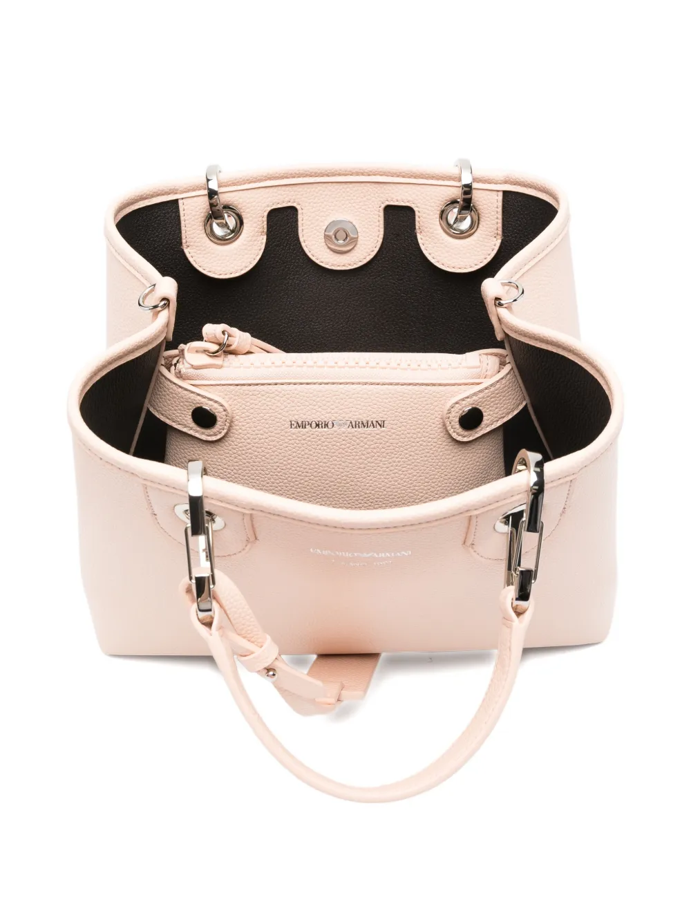 Emporio Armani Shopper met handvat Roze