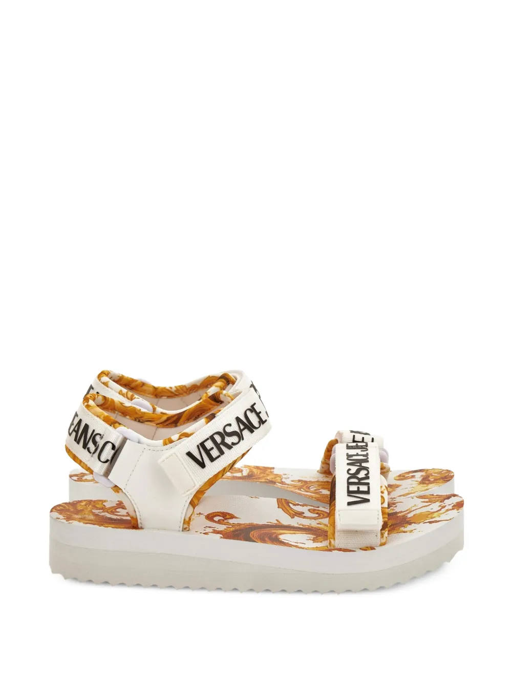 Versace Jeans Couture Sandalen met logobandje Wit