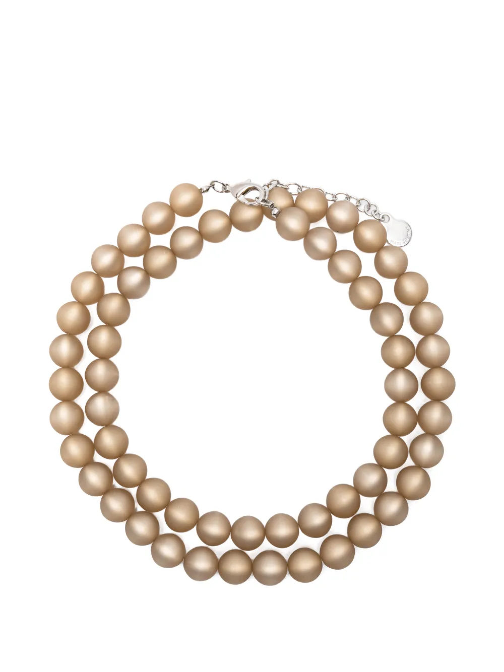 Emporio Armani beaded necklace - Toni neutri