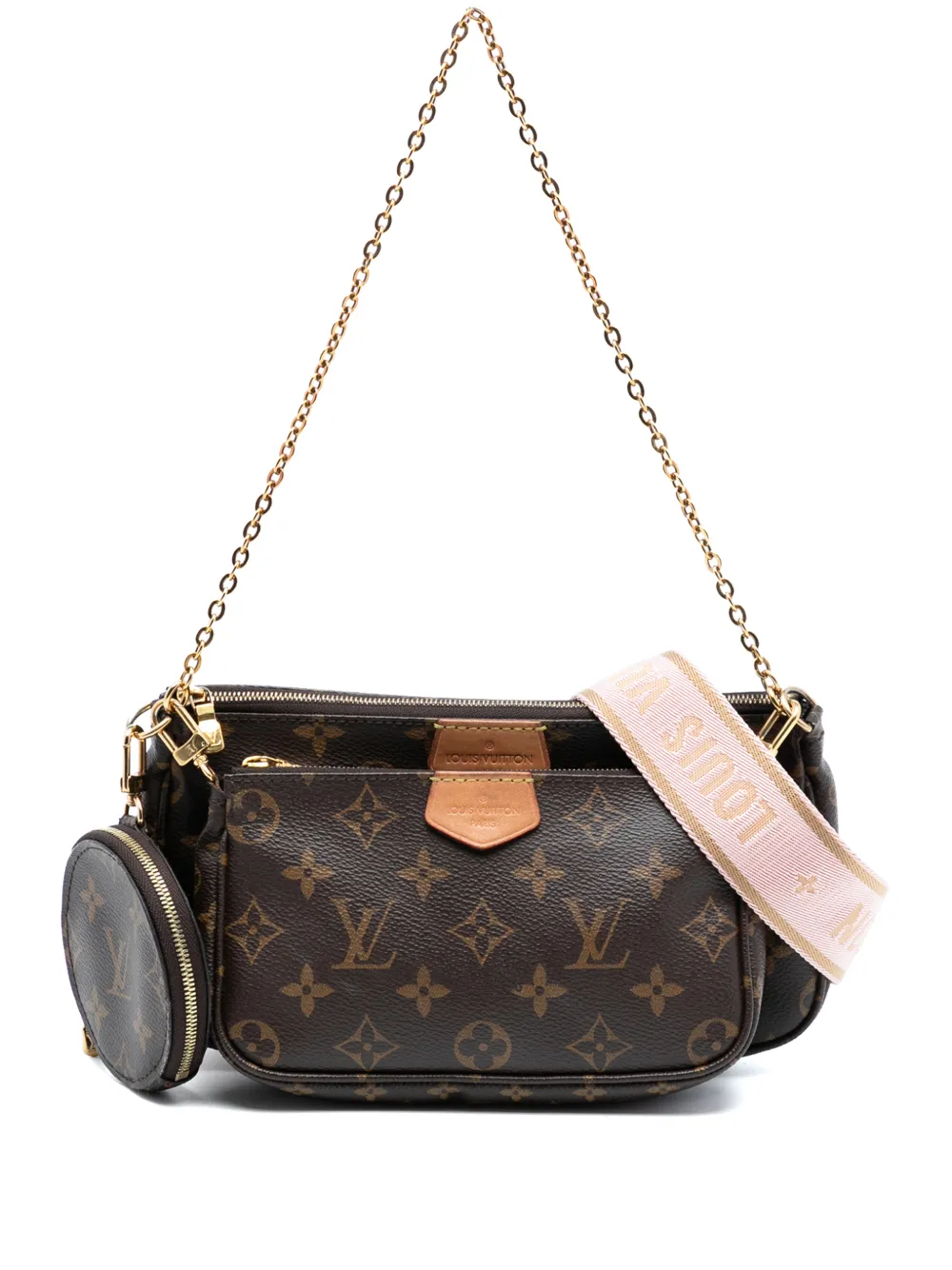 Louis Vuitton Pre-Owned 2020 Monogram Multi Pochette Accessoires satchel - Marrone