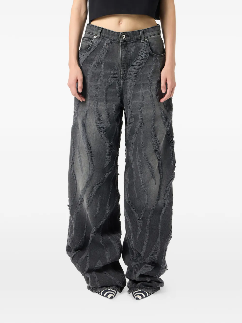 Distressed Baggy Jeans