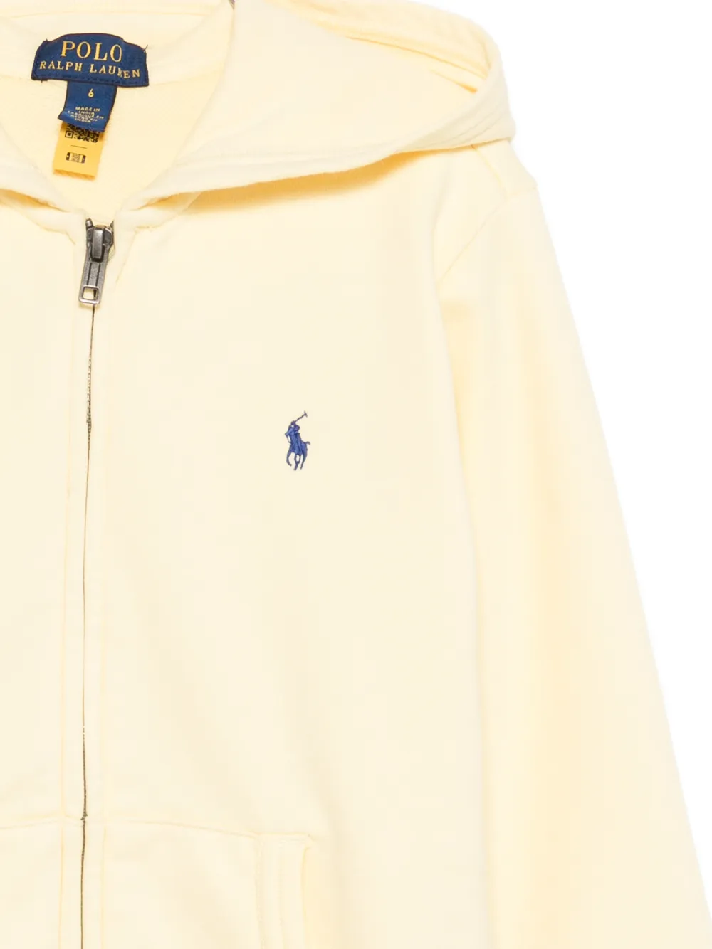 POLO RALPH LAUREN KIDS Hoodie met rits Geel