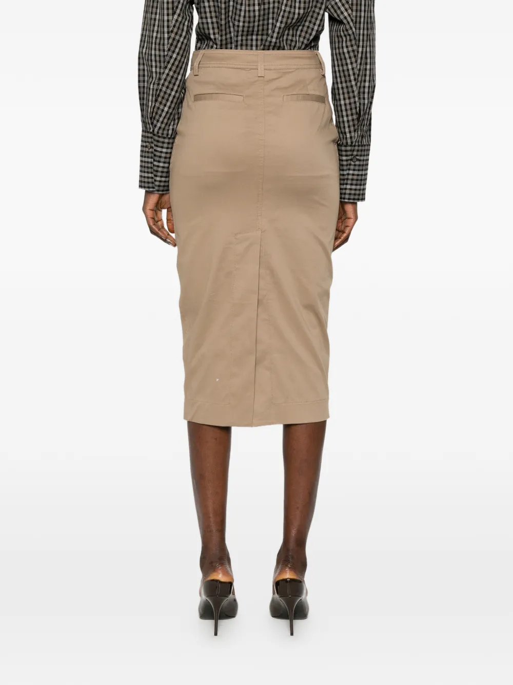 THELATEST Donna midi-kokerrok Beige
