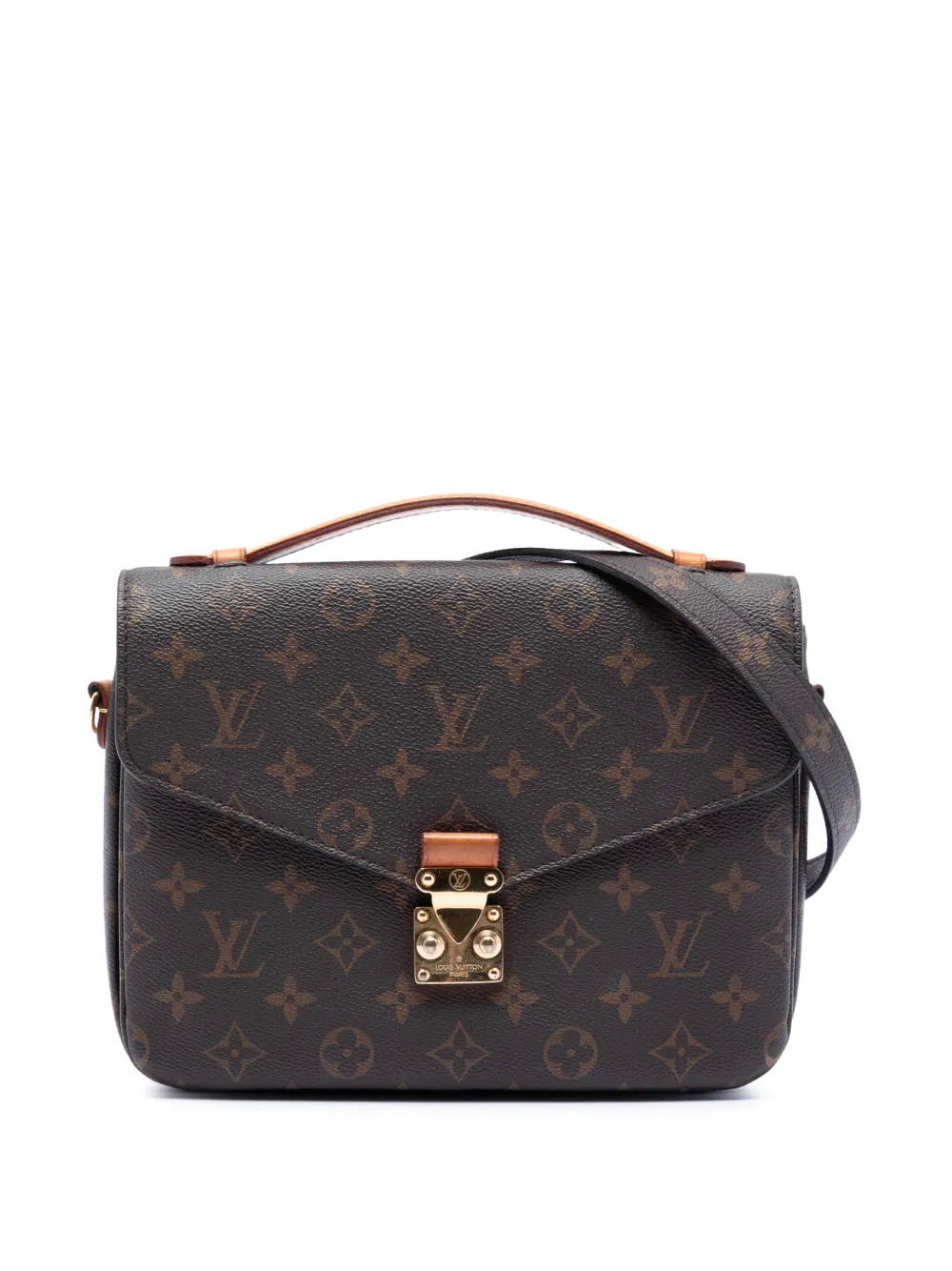 Louis Vuitton Pre-Owned 2021-2025 Monogram Pochette Metis satchel - Marrone