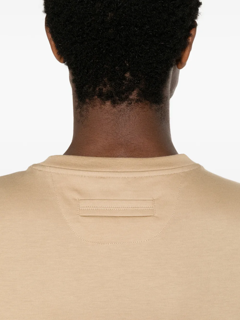 Zegna T-shirt met ronde hals Beige