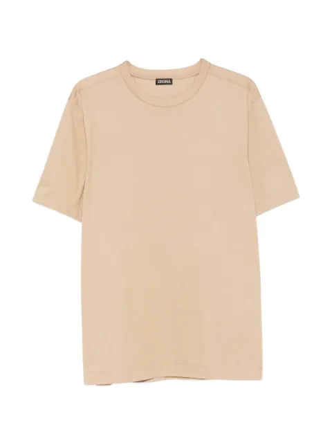 Zegna camiseta con cuello redondo