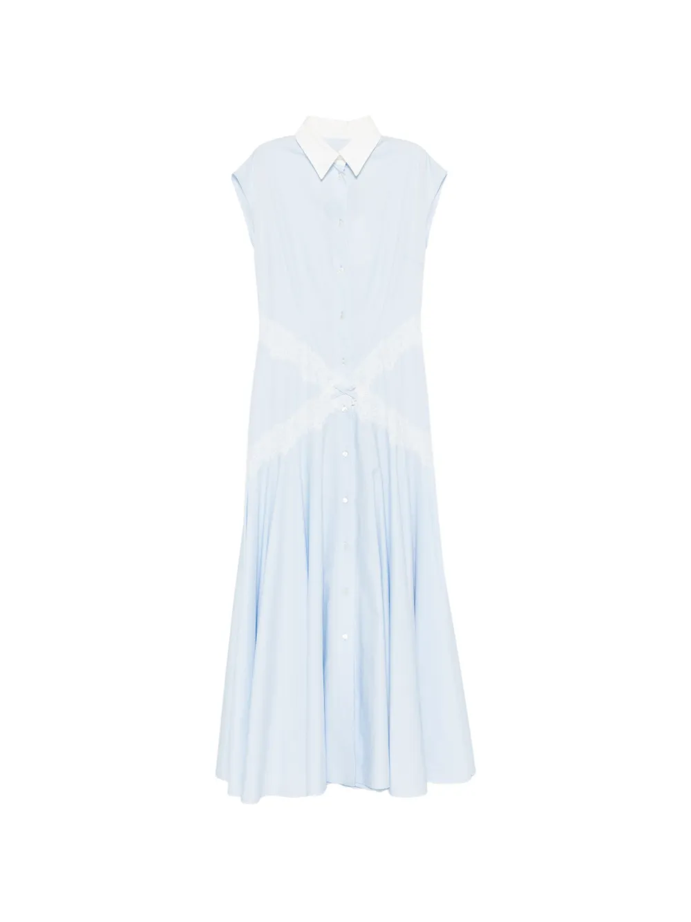 Viktor & Rolf Chemisier con fiocco - Blu