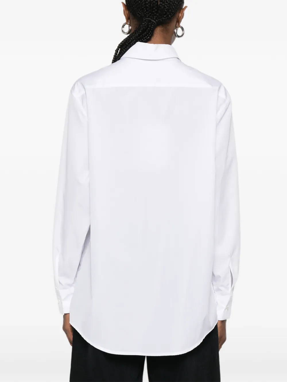 Viktor & Rolf Blouse met afwerking van kant en strikdetail Wit