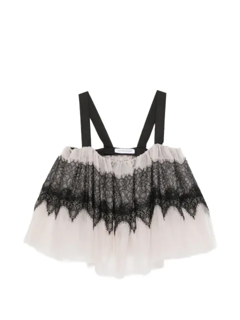 Viktor & Rolf blusa con ribete de encaje