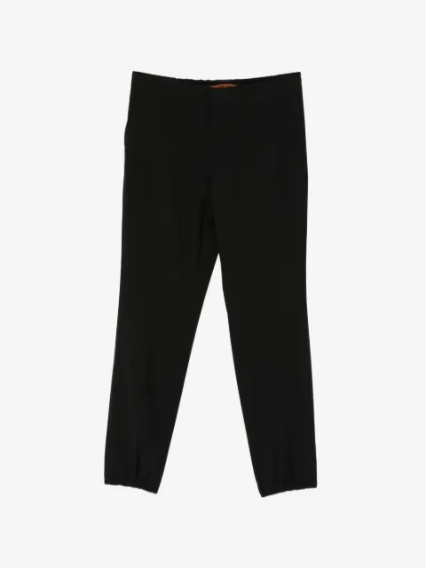 Zegna concealed-fastening gathered trousers