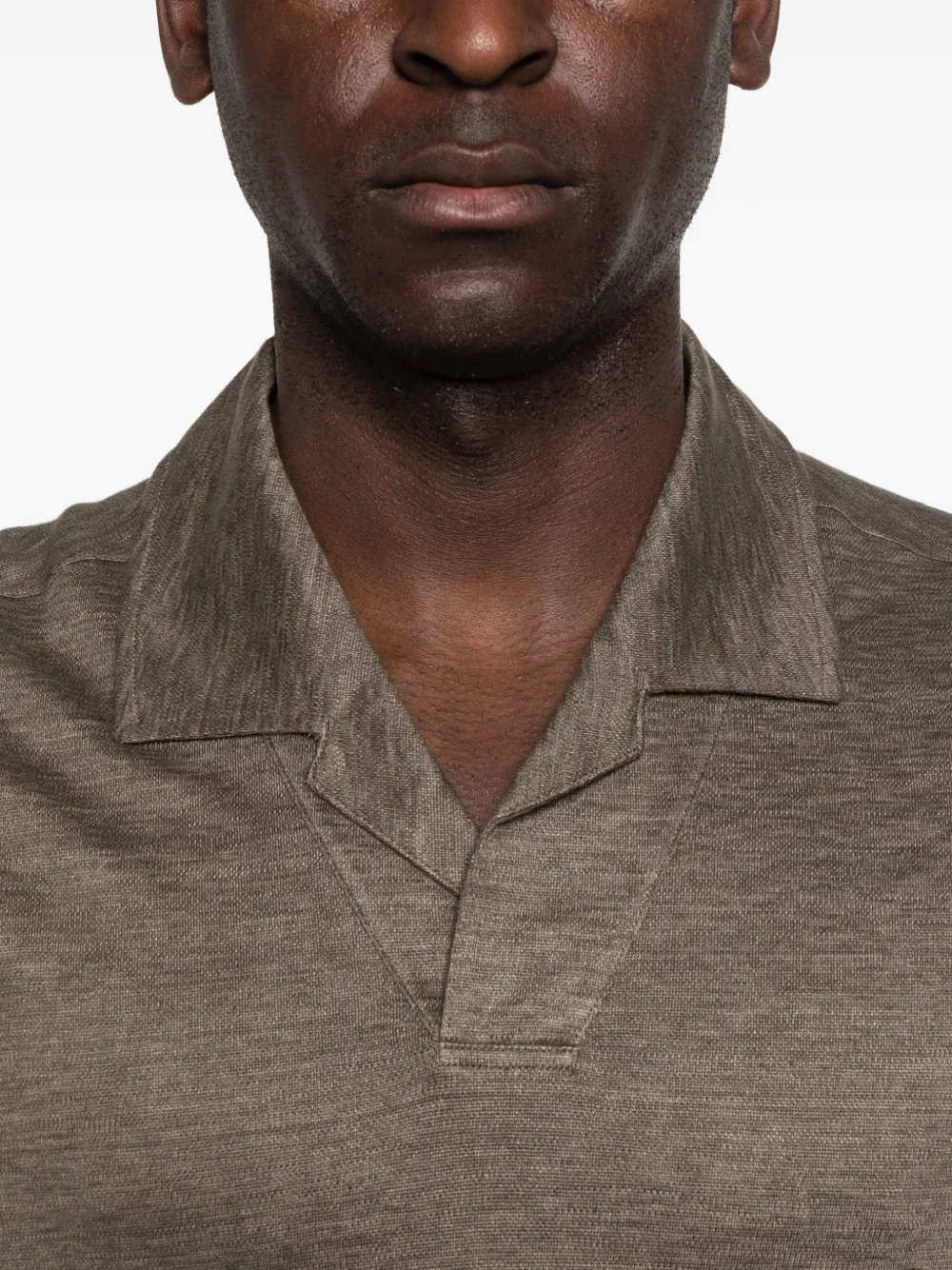 Zegna Poloshirt met korte mouwen Groen