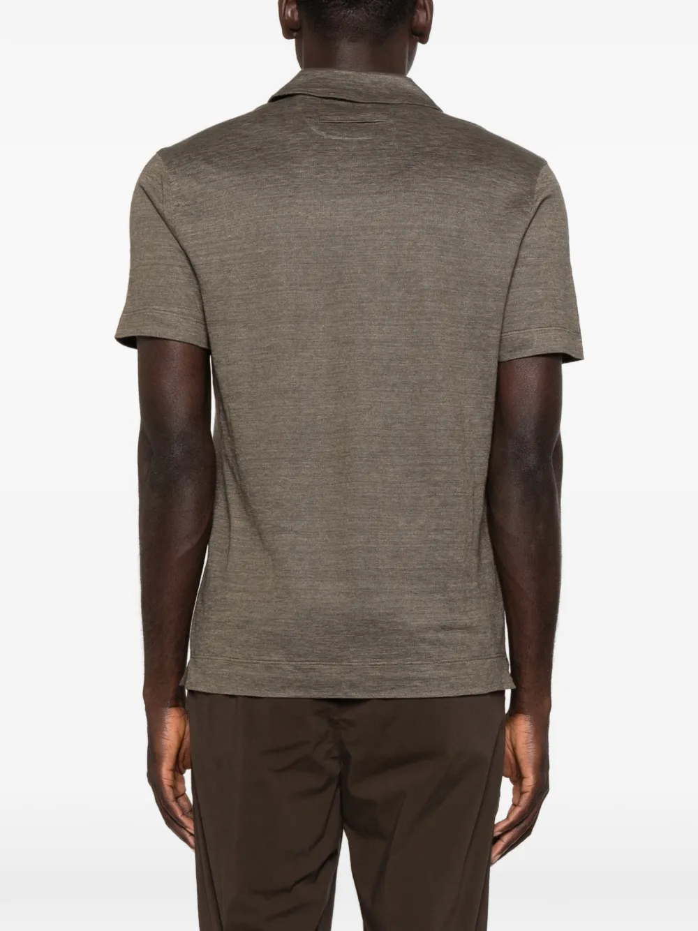Zegna Poloshirt met korte mouwen Groen