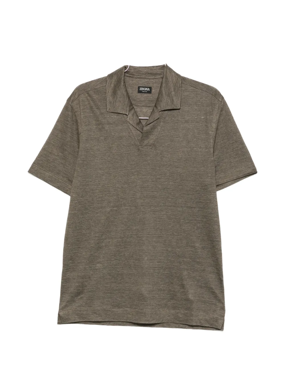 Zegna short-sleeve polo shirt - Verde