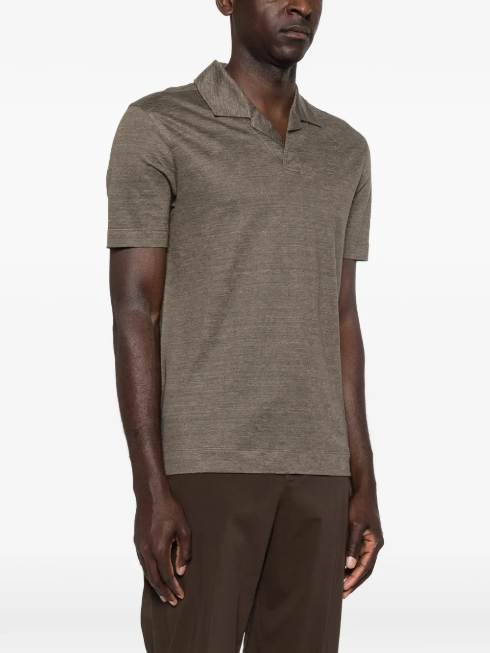Zegna Poloshirt met korte mouwen Groen