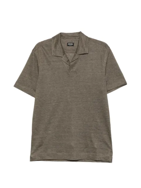 Zegna playera tipo polo manga corta