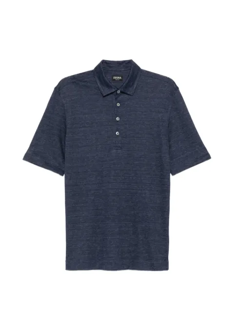 Zegna button-up polo shirt