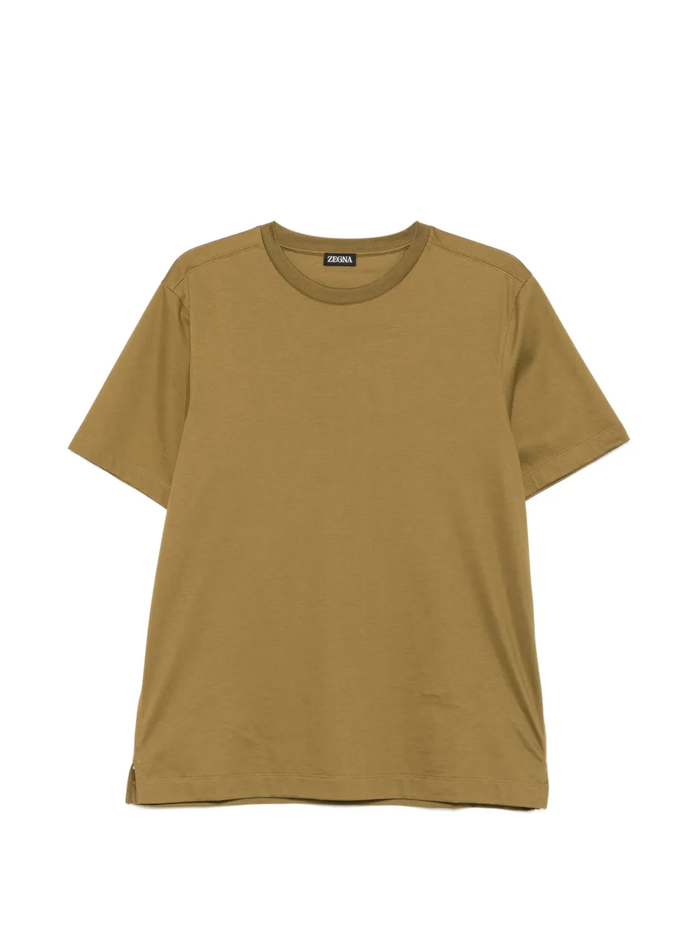 Zegna round-neck short-sleeve T-shirt - Grün