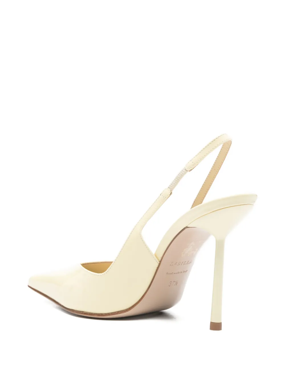 Le Silla Vivienne slingback pumps Geel