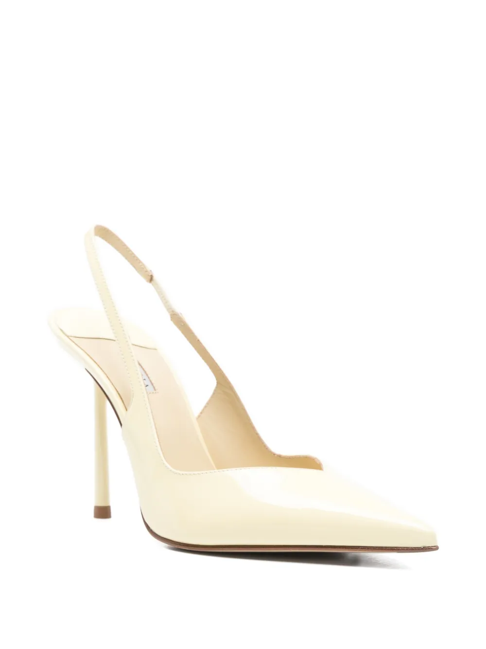 Le Silla Vivienne slingback pumps Geel