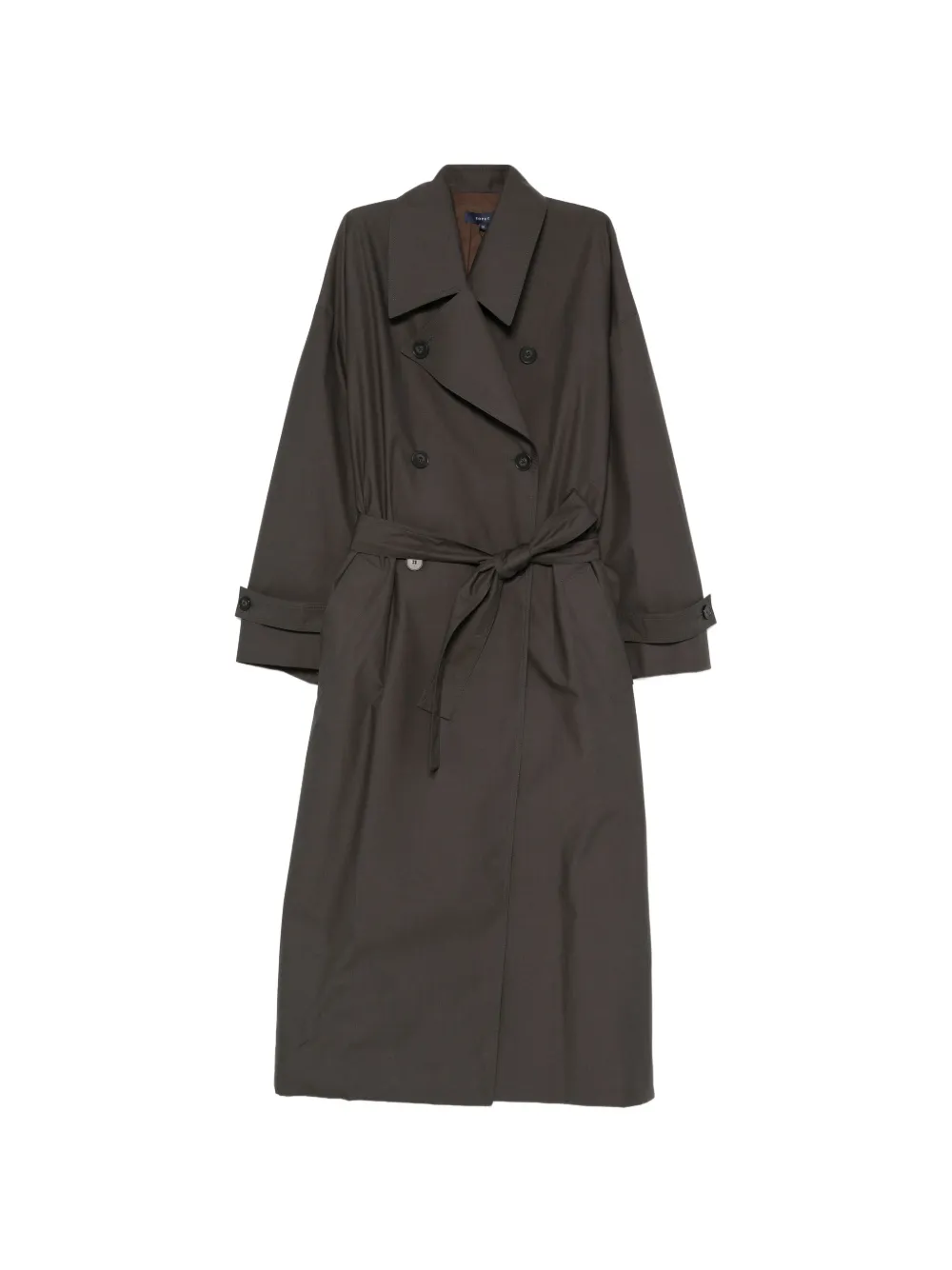 Soeur Helio double-breasted belted coat - Grigio