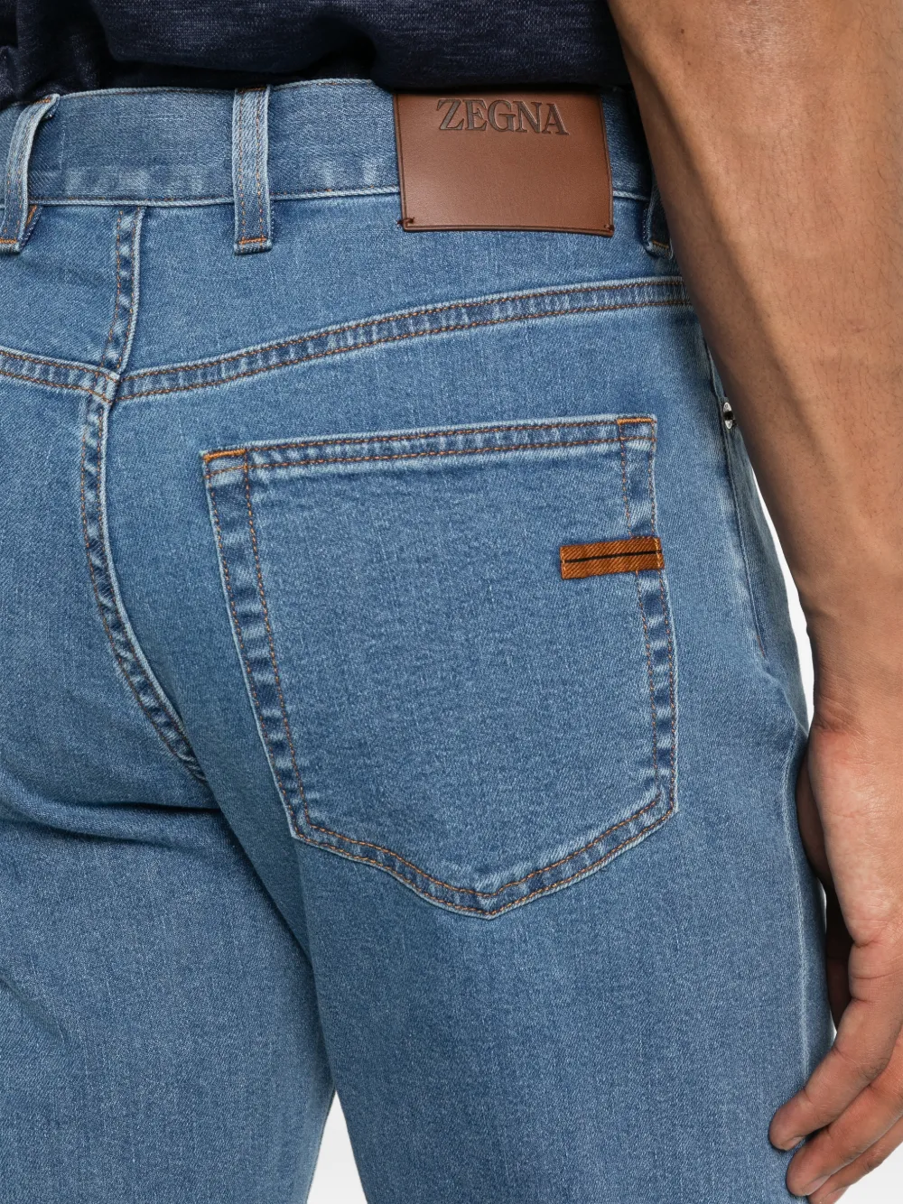 Zegna Jeans Blauw