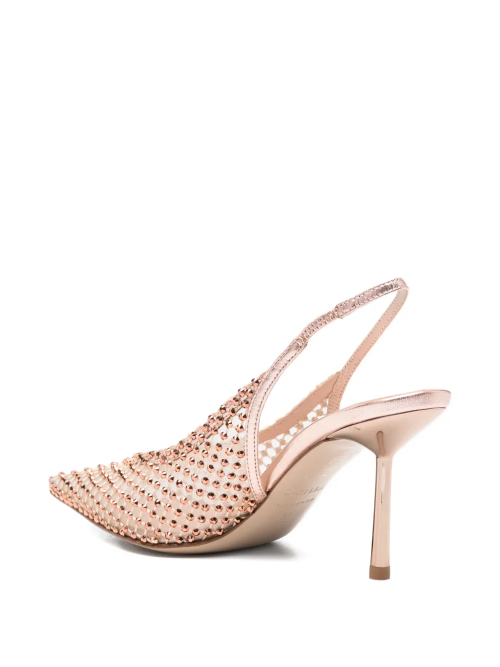 Le Silla Pumps verfraaid met kristallen Roze