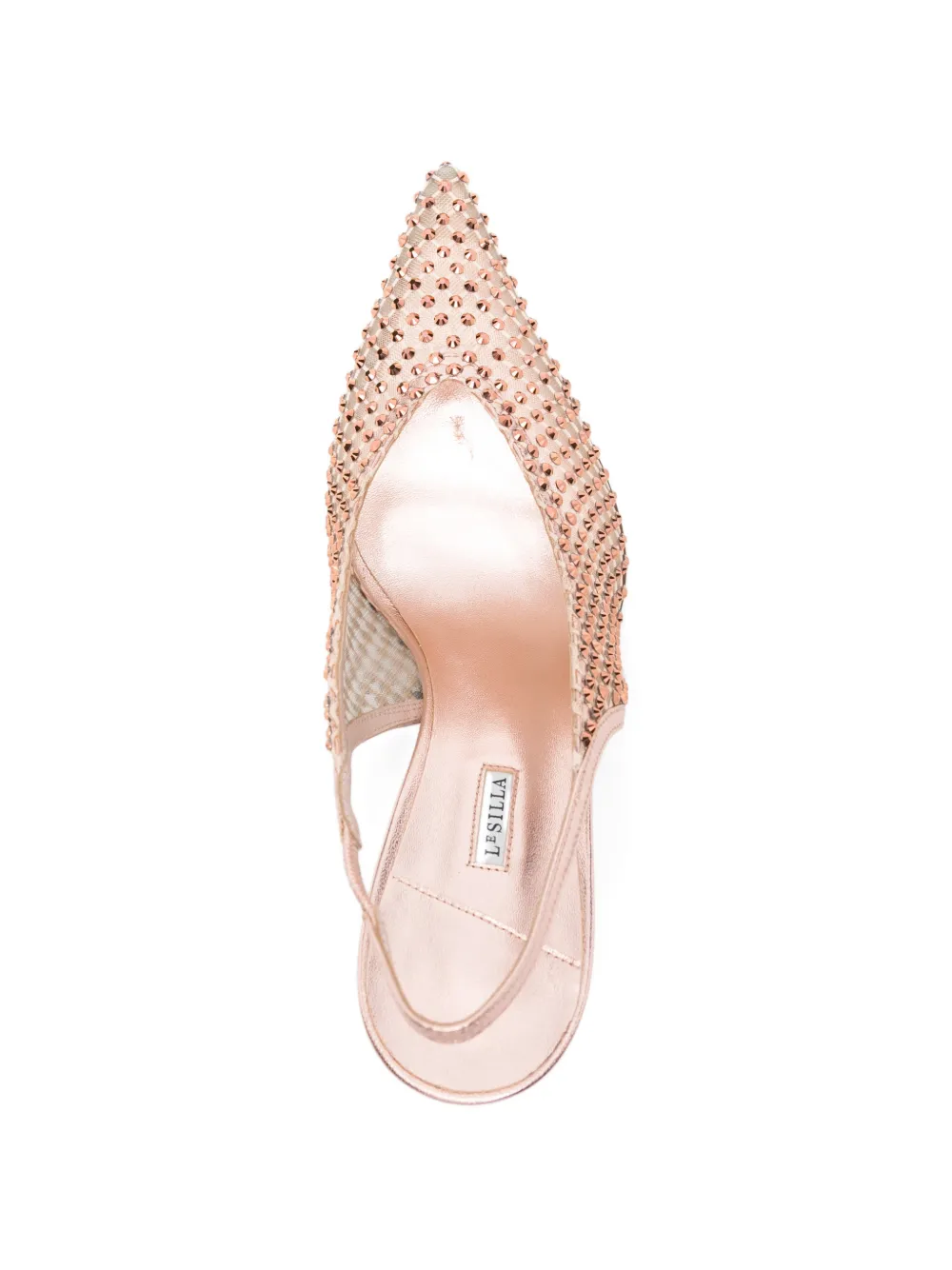 Le Silla Pumps verfraaid met kristallen Roze