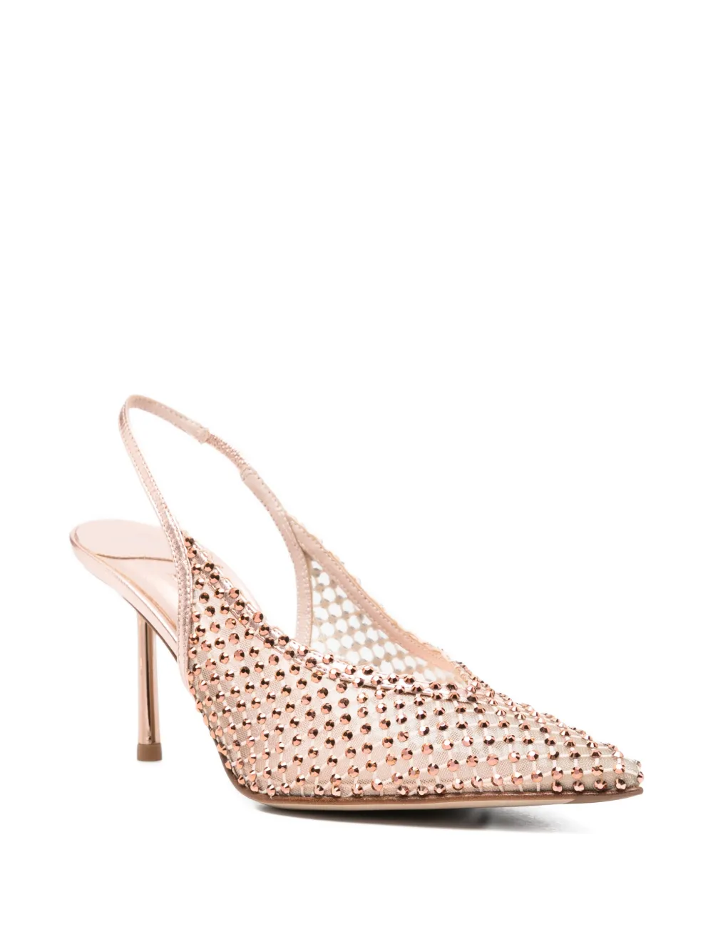 Le Silla Pumps verfraaid met kristallen Roze