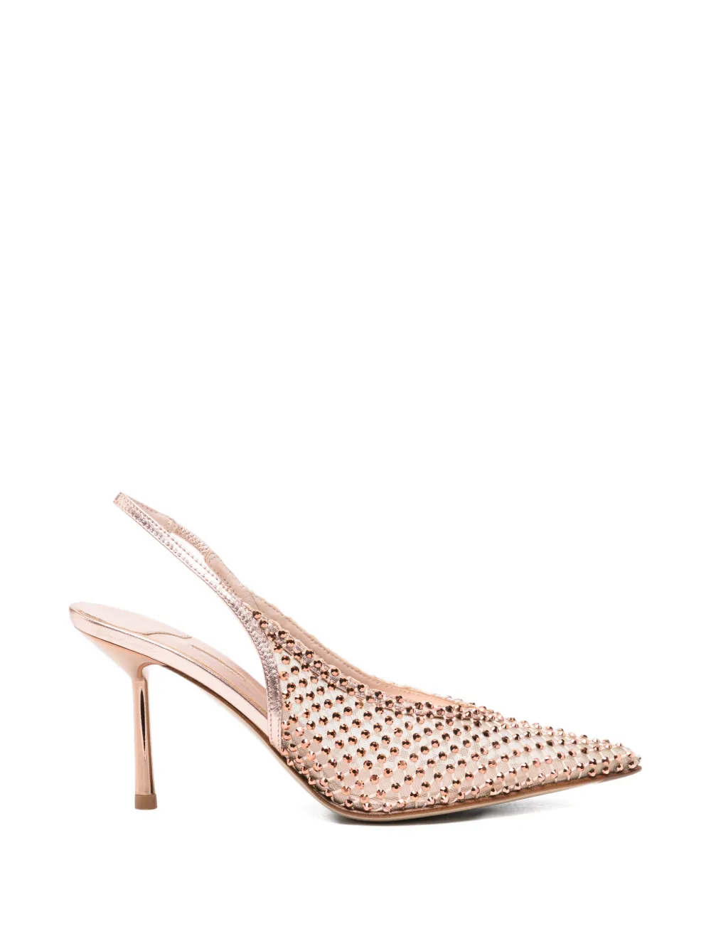 Le Silla Pumps verfraaid met kristallen Roze