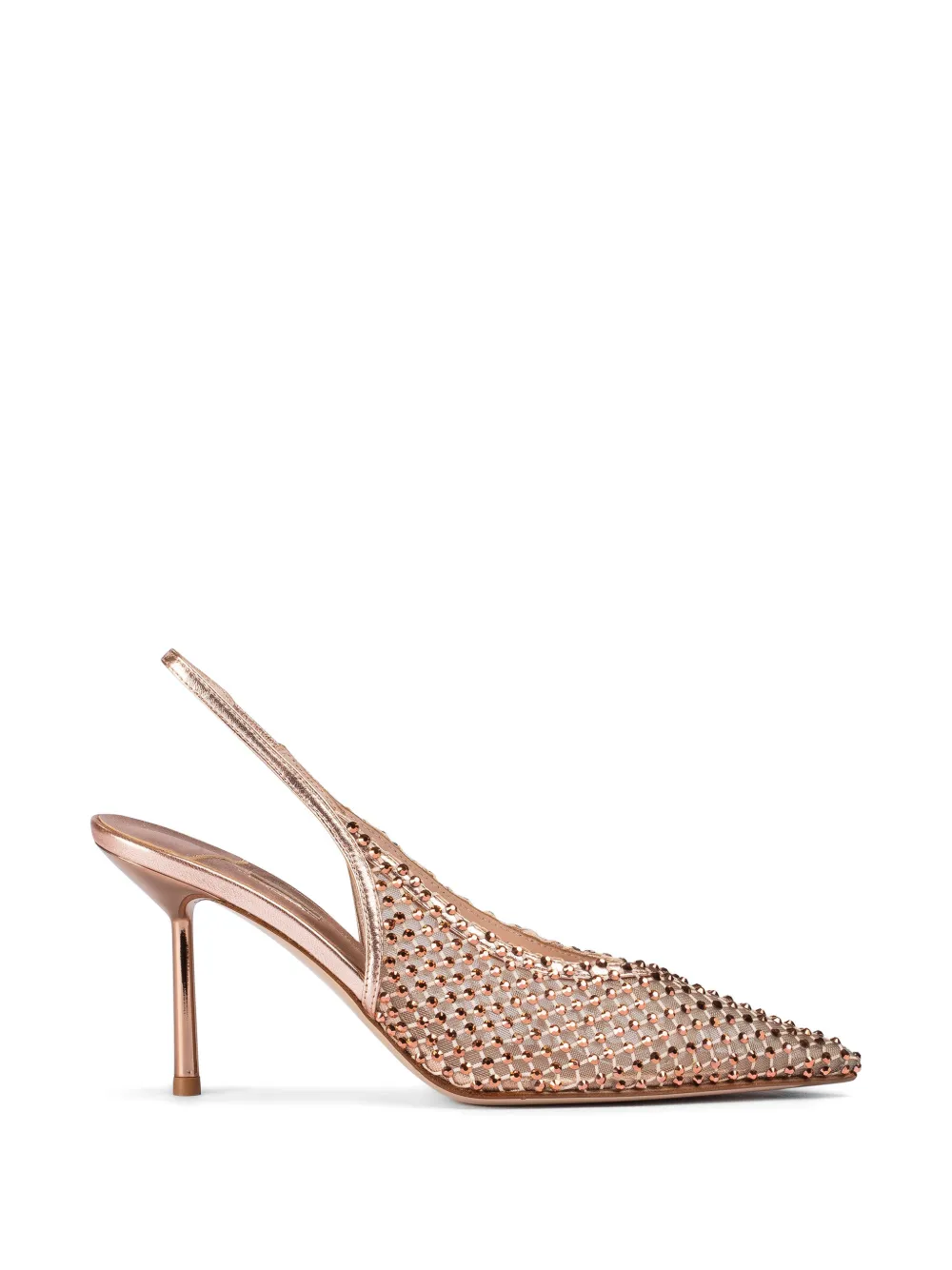 Le Silla crystal-embellished heel pumps - Rosa