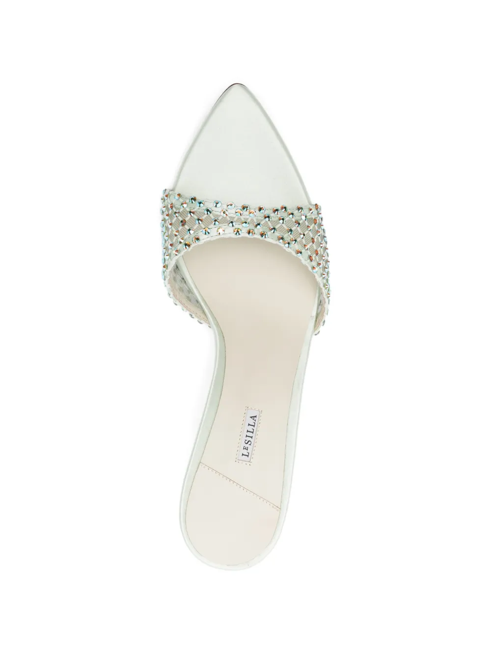 Le Silla Sandalen met verfraaid bandje Groen