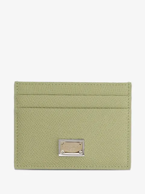 Dolce & Gabbana tarjetero con placa del logo