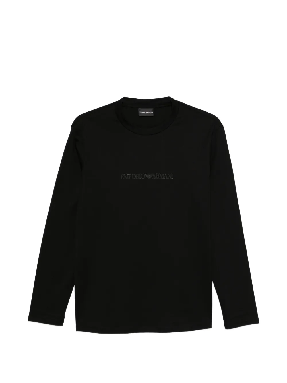 Emporio Armani T-shirt a maniche lunghe - Nero