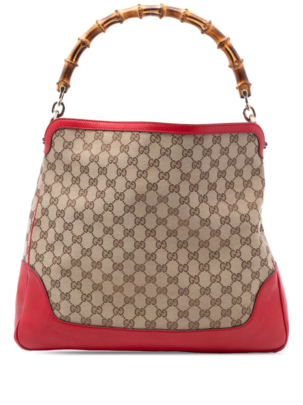 Gucci Pre-Owned 2016-2026 GG Canvas Bamboo Diana satchel - Marrone
